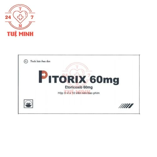 Pitorix 60mg Pymepharco - Thuốc điều trị viêm xương khớp
