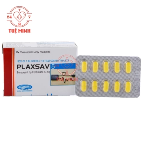 Plaxsav 5 - Benazepril 5mg Savipharm
