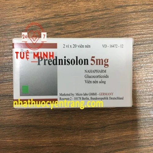 Prednisolone 5mg nam hà