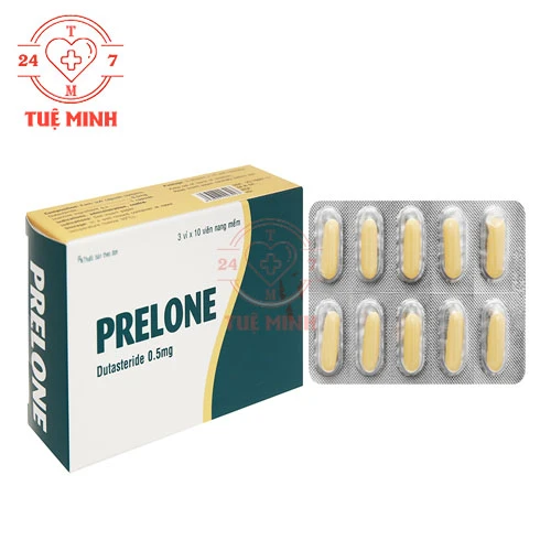 Prelone 0,5mg Phil Inter Pharma - Thuốc điều trị phì đại lành tính tuyến tiền liệt