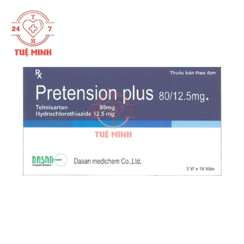 Pretension Plus 80/12.5mg - Dasan Pharma