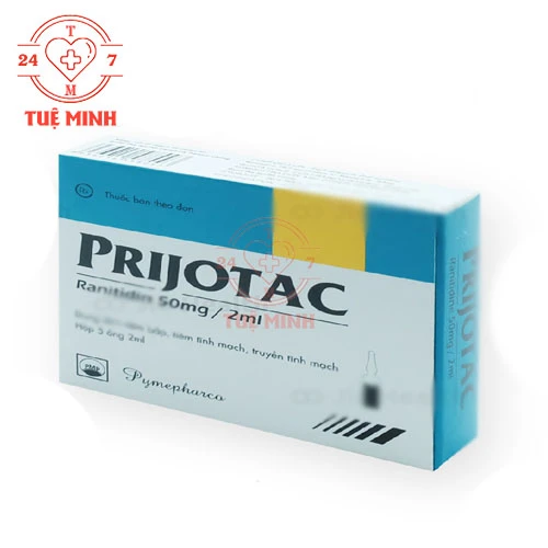 Prijotac 50mg/2ml Pymepharco - Thuốc điều trị xuất huyết dạ dày hiệu quả