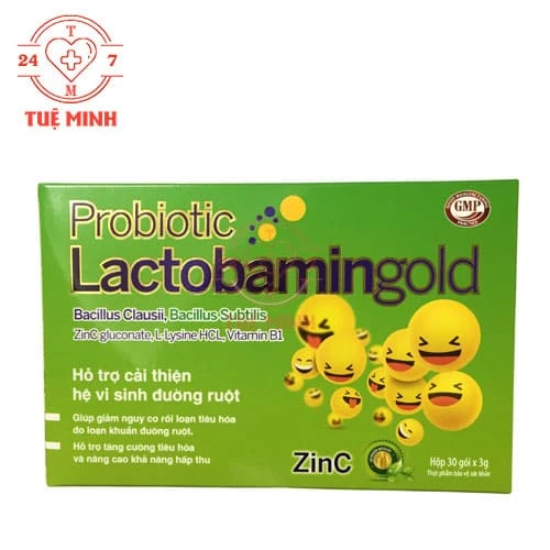 Probiotic Lactobamingold Tradiphar - Bổ sung vitamin và khoáng chất cho cơ thể