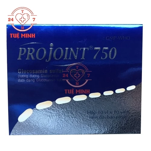 Projoint 750 DCL - Thuốc giảm đau kháng viêm trong các bệnh xương khớp