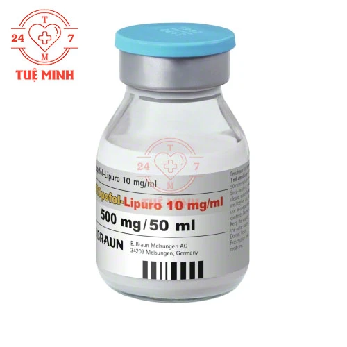 Propofol-Lipuro 1% B.Braun - Thuốc gây mê hiệu quả của Đức