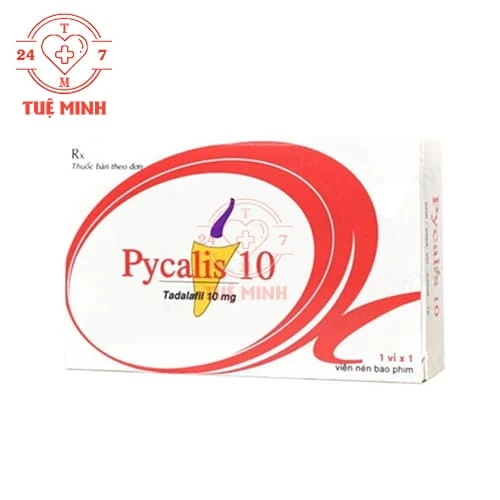 Pycalis 10 Pymepharco - Thuốc điều trị hỗ trợ rối loạn cương dương