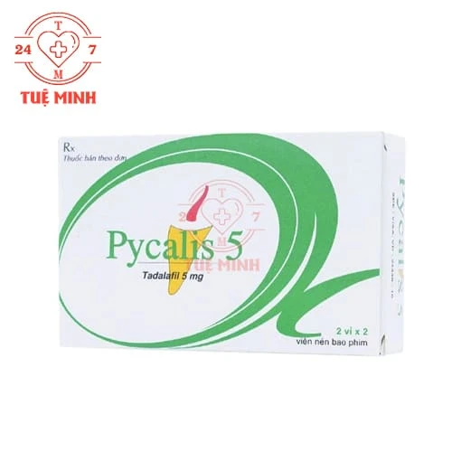 Pycalis 5mg Pymepharco - Thuốc điều trị hỗ trợ rối loạn cương dương