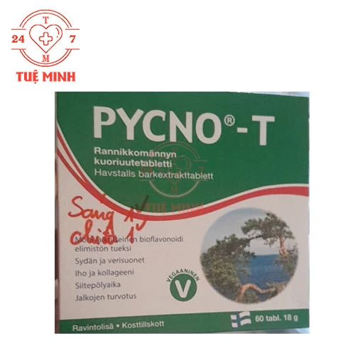 Pycno-T - Viên uống hỗ trợ tăng cường sức khoẻ, bảo vệ da và giúp da mịn màng 