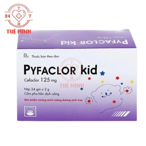 Pyfaclor kid Pymepharco - Thuốc điều trị nhiễm khuẩn