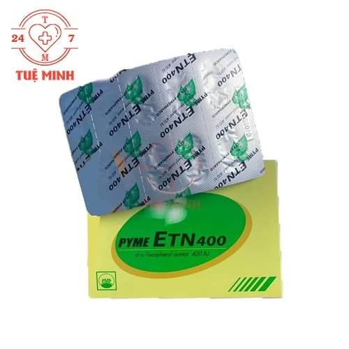 Pyme ETN400 Pymepharco - Thuốc phòng và điều trị thiếu vitamin E