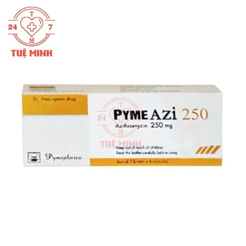 PymeAZI 250 Pymepharco - Thuốc điều trị nhiễm khuẩn