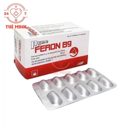 PymeFeron B9 Pymepharco - Bổ sung sắt và acid folic cho cơ thể