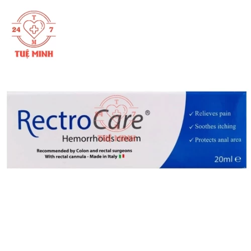 RectroCare - Hỗ trợ điều trị bệnh trĩ hiệu quả của Italy