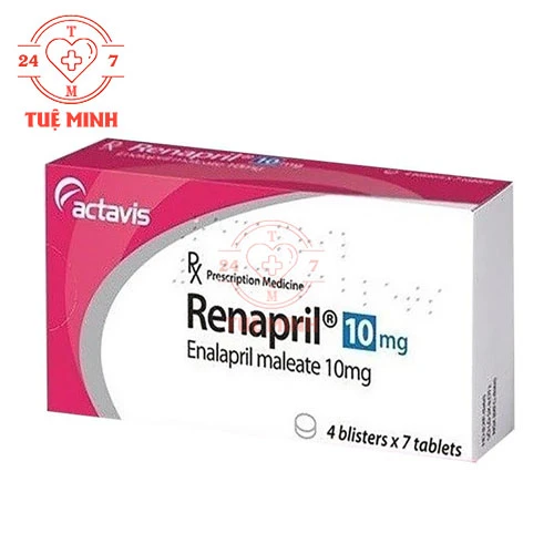 Renapril 10mg Balkanpharma - Thuốc điều trị suy tim và tăng huyết áp hiệu quả