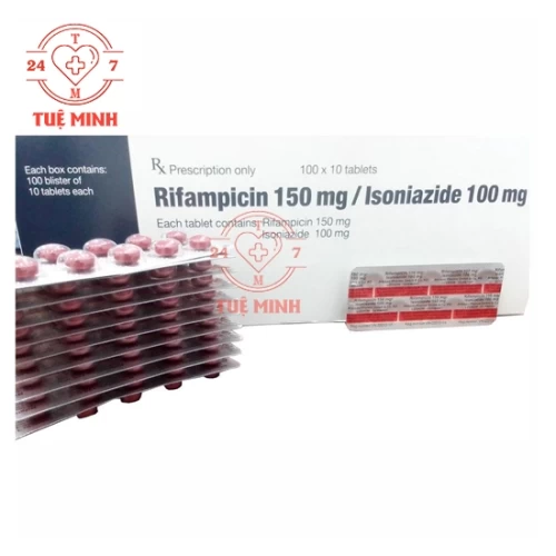 Rifampicin 150/ Isoniazide 100 - Thuốc điều trị bệnh lao hiệu quả