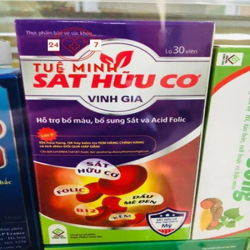 Sắt hữu cơ vinh gia