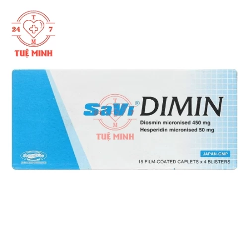 Savi Dimin - Thuốc điều trị những triệu chứng liên quan tới cơn trĩ cấp