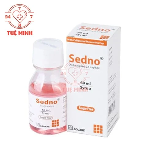 Sedno Lọ 60ml - Thuốc điều trị viêm mũi dị ứng và chứng mề đay