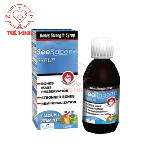 SeeRabone Syrup - Bổ sung Canxi và Vitamin D3 giúp xương chắc khỏe