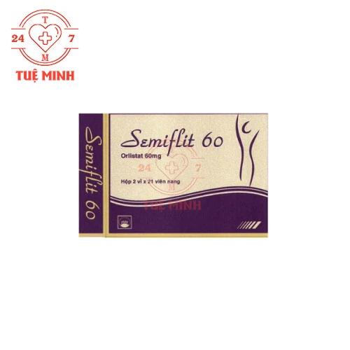 Semiflit 60 Pymepharco - Thuốc điều trị thừa cân, béo phì