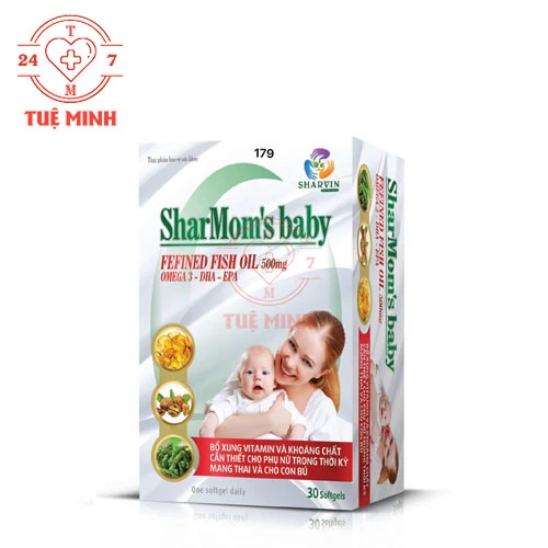 SharMom's baby - Bổ sung DHA, EPA,các vitamin và khoáng chất cho phụ nữ mang thai