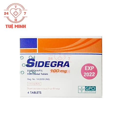 Sidegra 100mg - Thuốc điều trị rối loạn cương dương