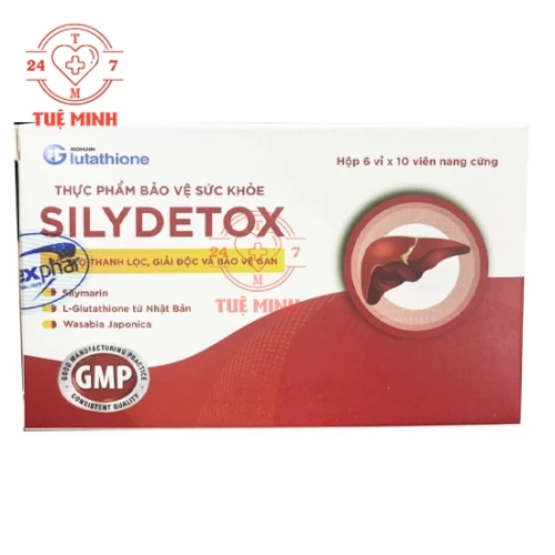 Silydetox Hộp 60 Viên Dolexphar - Hỗ trợ giải độc gan, bảo vệ gan