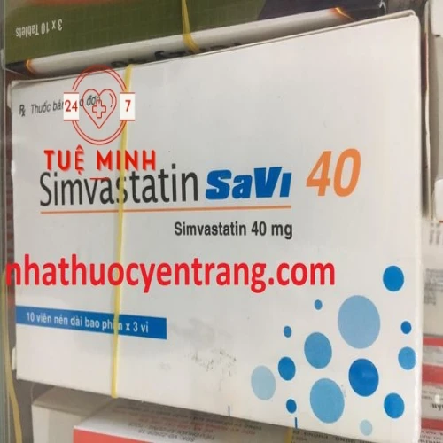 Simvastatin savi 40mg