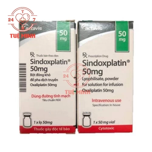 Sindoxplatin 50mg - Thuốc điều trị ung thư đại tràng giai đoạn III 