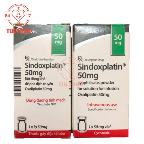 Sindoxplatin 50mg - Thuốc điều trị ung thư đại tràng giai đoạn III 