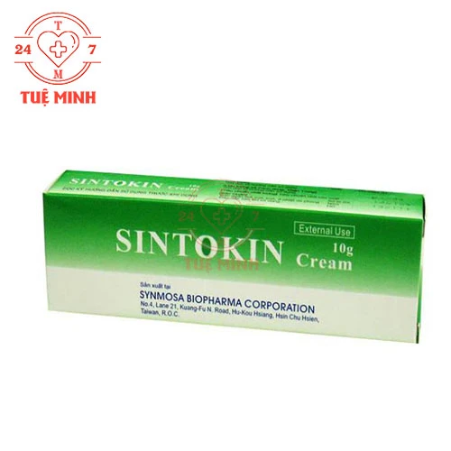 Sintokin 10g Synmosa Biopharma - Kem điều trị viêm da hiệu quả