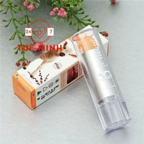 Son dưỡng rebirth lanolin lip balm with vitamin e & apricot oil