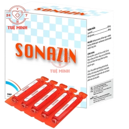 Sonazin Dolexphar - Bổ sung Kẽm, Lysine cho cơ thể, giúp tăng cường sức đề kháng