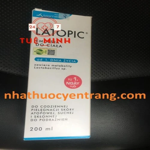 Sữa dưỡng thể latopic® body emulsion 200ml