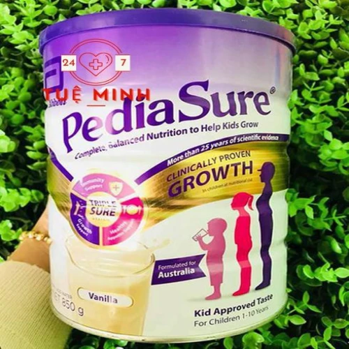 Sữa pediasure nắp tím úc 850g