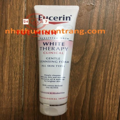 Sữa rửa mặt sáng da eucerin white therapy cleansing foam (150ml)