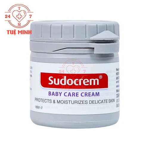 Sudocrem 60g - Thuốc điều trị mẩn đỏ, ngứa, hăm đỏ cho bé