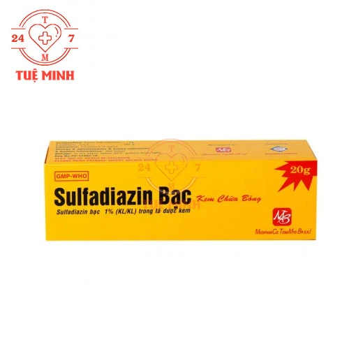 Sulfadiazin Bạc - Kem bôi phòng và điều trị nhiễm khuẩn da do bỏng