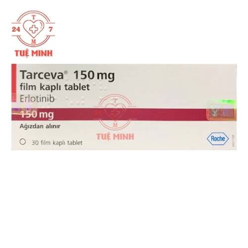 Tarceva 150mg Roche - Thuốc điều trị ung thư phổi của Thụy Sĩ