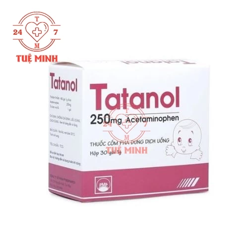 Tatanol 250 Pymepharco - Thuốc giảm đau, hạ sốt