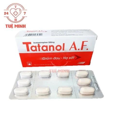 Tatanol A.F 500mg Pymepharco - Thuốc giảm đau, hạ sốt