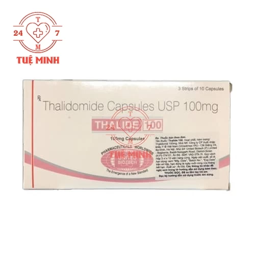 Thalide 100 - Thuốc điều trị đa u tủy xương hiệu quả