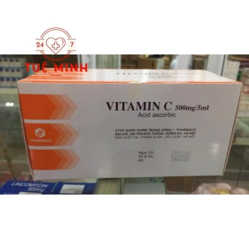 Thuốc tiêm vitamin c 500mg/ml trung ương 1