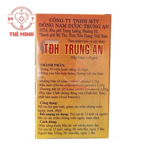 Tiêu độc hoàn - Hỗ trợ tăng cường chức năng gan hiệu quả