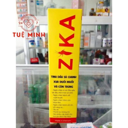Tinh dầu sả chanh đuổi muỗi zika