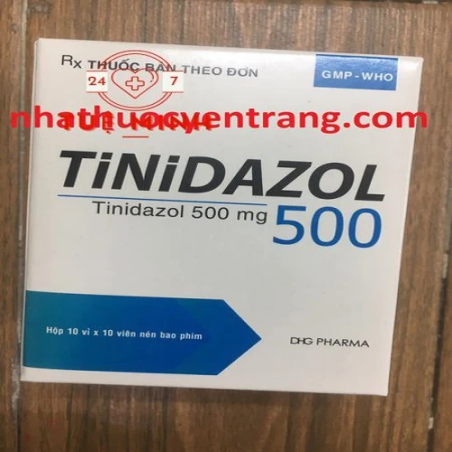 Tinidazol 500mg hậu giang