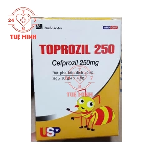 Toprozil 250 US Pharma USA - Thuốc điều trị nhiễm khuẩn
