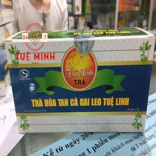 Trà hòa tan cà gai leo tuệ linh