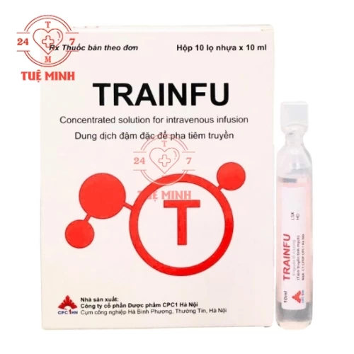 Trainfu 10ml CPC1HN - Thuốc tình trạng thiếu các nguyên tố vi lượng 