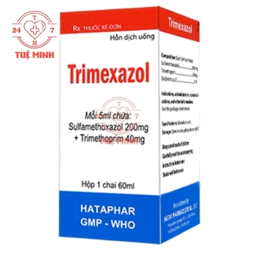 Trimexazol (lọ 60ml) Hatapharm - Thuốc điều trị nhiễm khuẩn hiệu quả